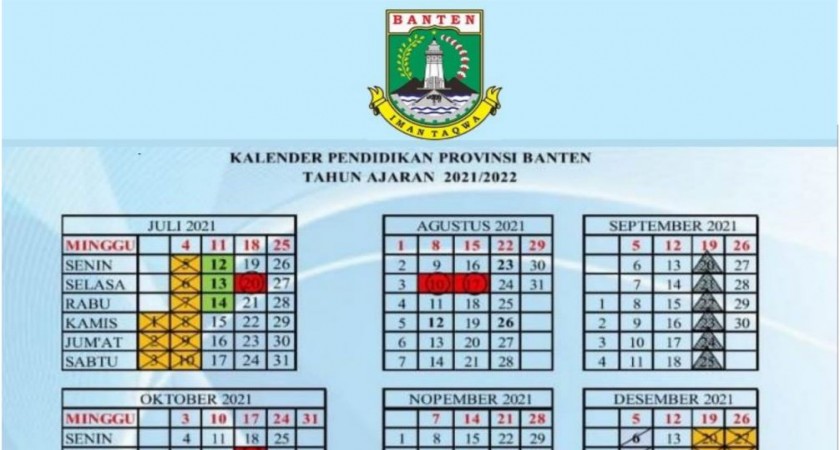 Sulawesi kalender pendidikan selatan 2022 KALDIK 2022/2023